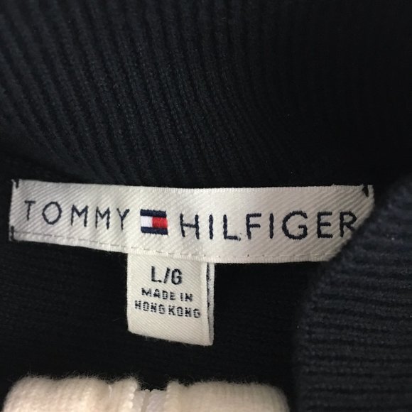 VTG Tommy Hilfiger Cardigan Sweater Long Full Zip - Picture 5 of 12